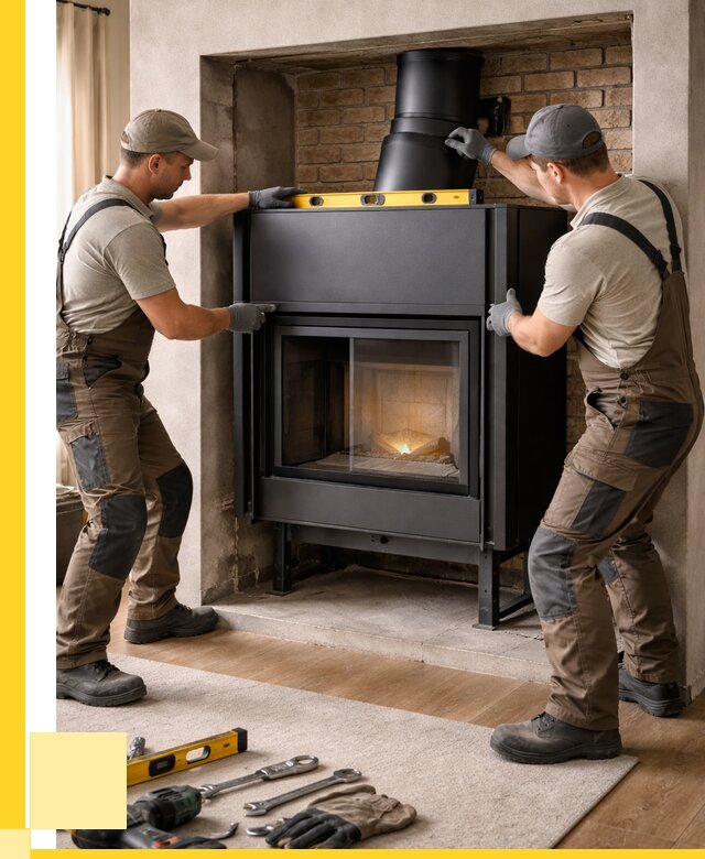 Установка каминных топок в Тольятти под ключ от 18616 р. | ЭриданТля