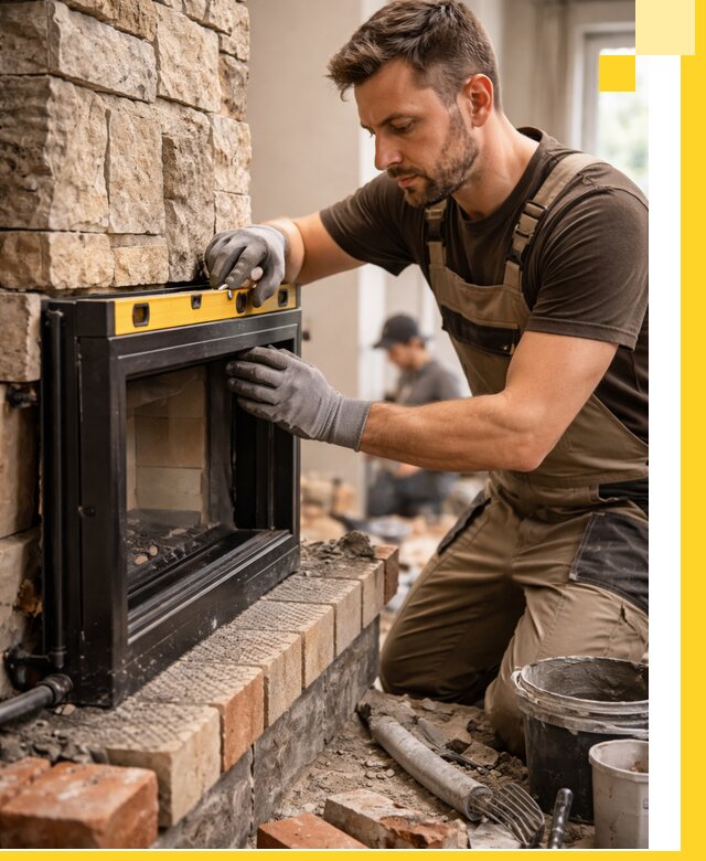 Дровяные камины под ключ в Тольятти: монтаж, обустройство