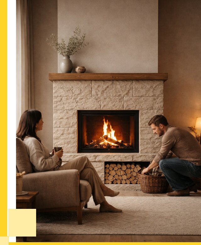 Камины для дома в Тольятти под ключ от 155130 р. | ЭриданТля