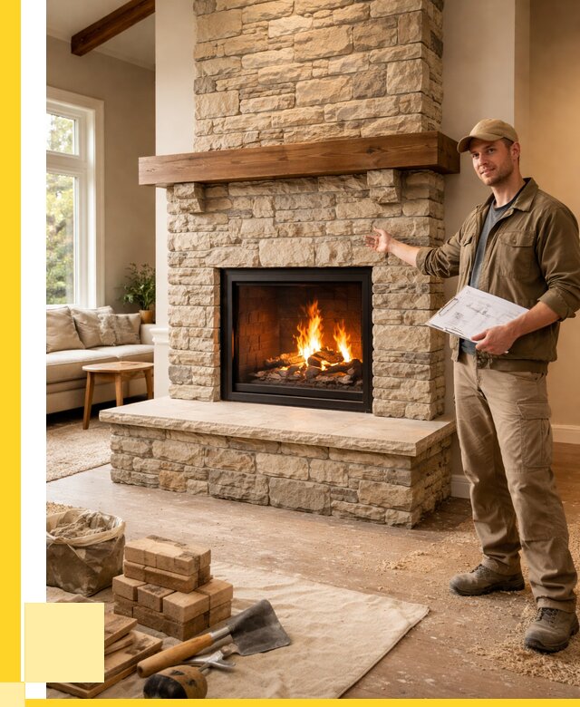 Камины под ключ в Тольятти от 186156 р. | ЭриданТля — установка