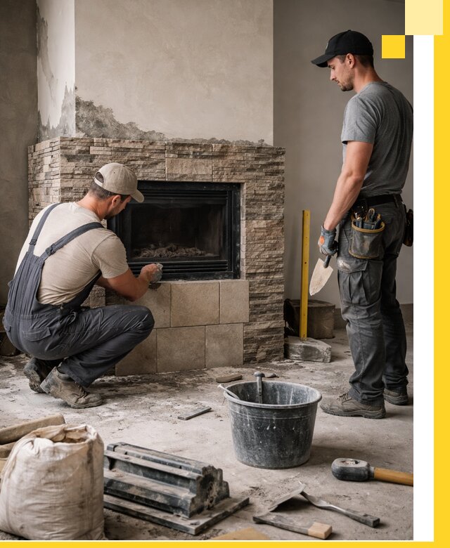 Камины под ключ в Тольятти: проект, изготовление и монтаж