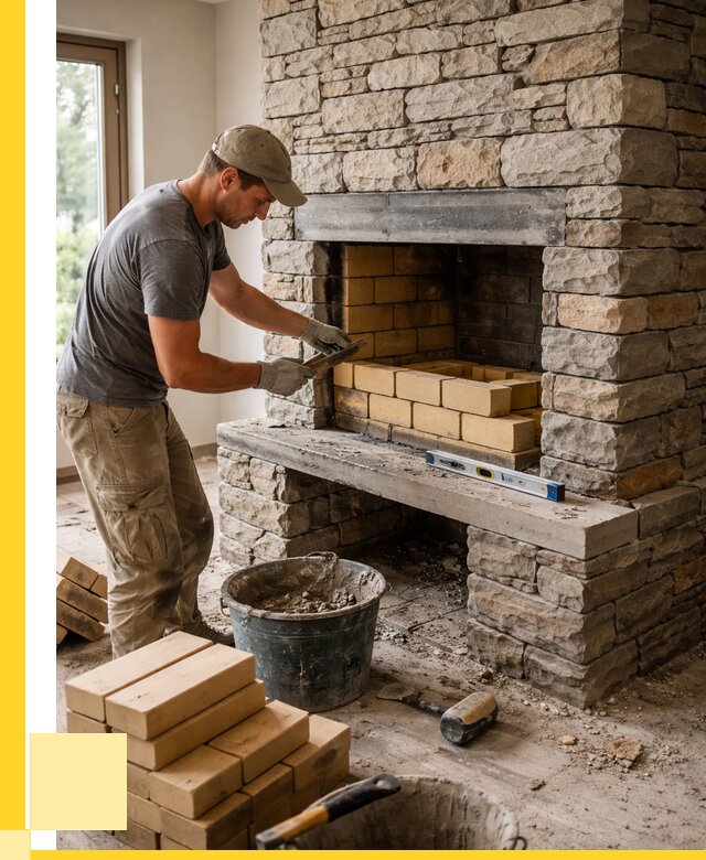 Кладка каминов и камина в Тольятти от 25855 р. ЭриданТля