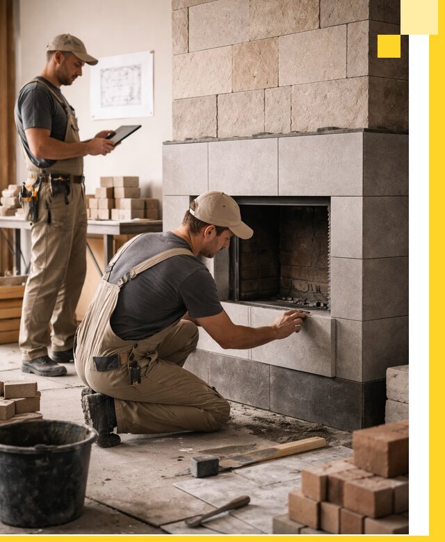 Индивидуальные проекты каминов и каминных систем в Тольятти