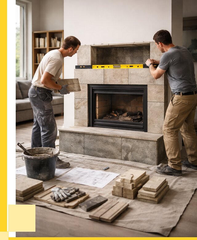 Монтаж каминов и установка в Тольятти от 46539 р. | ЭриданТля