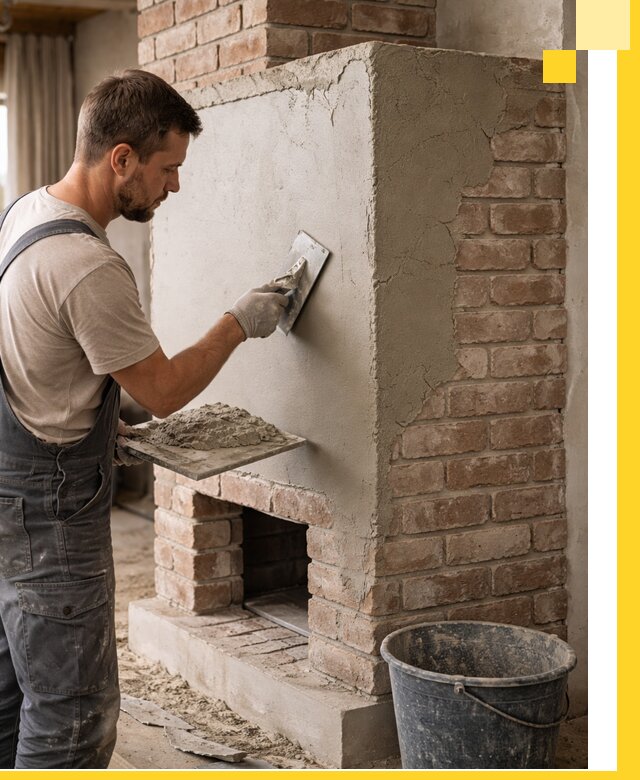 Отделка печей и облицовка каминов в Тольятти под ключ