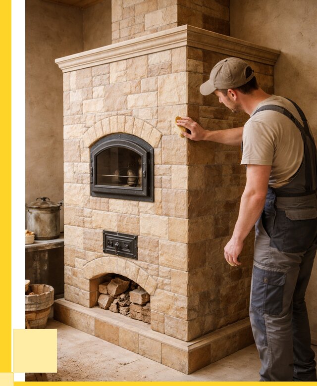 Облицовка печей в Тольятти от 4654 р. под ключ | ЭриданТля