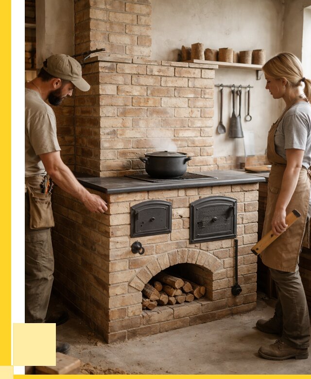 Варочно отопительные печи в Тольятти от 93078 р. | ЭриданТля