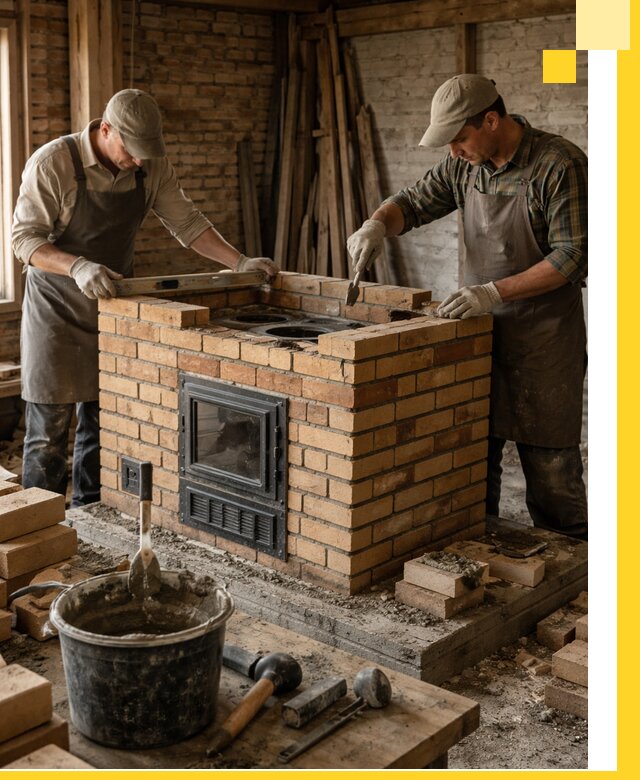 Изготовление и установка варочных печей под ключ в Тольятти