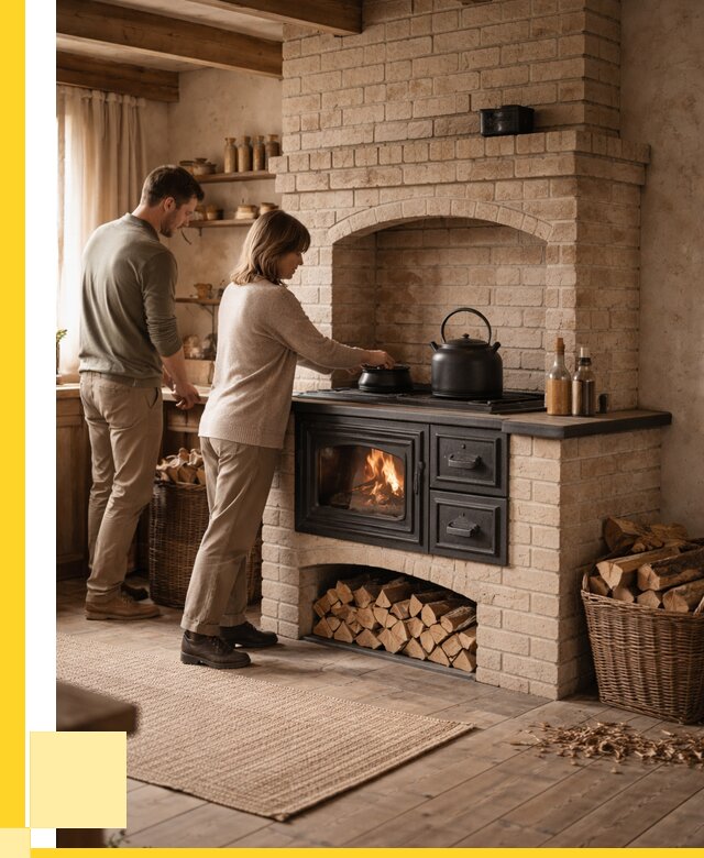 Печи с плитой в Тольятти от 46539 р. | ЭриданТля — кирпичная печь