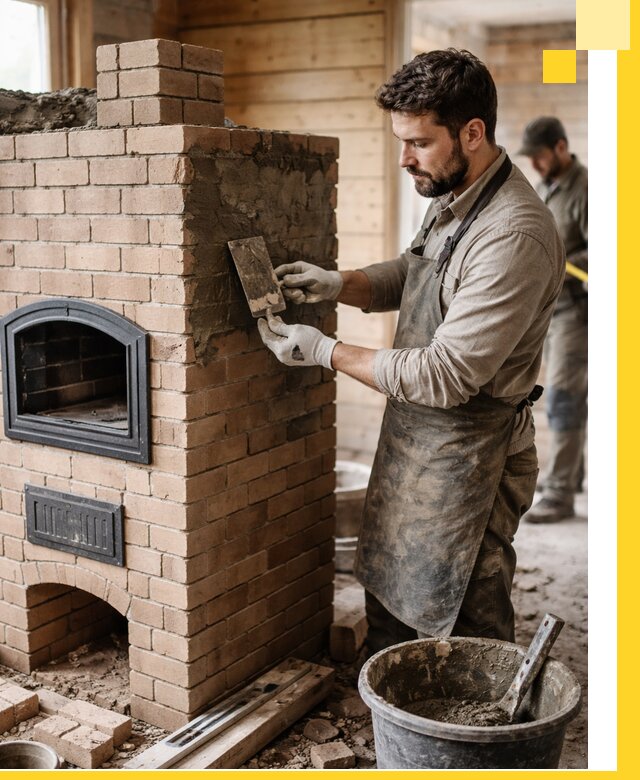 Изготовление и установка печей-шведок под ключ в Тольятти