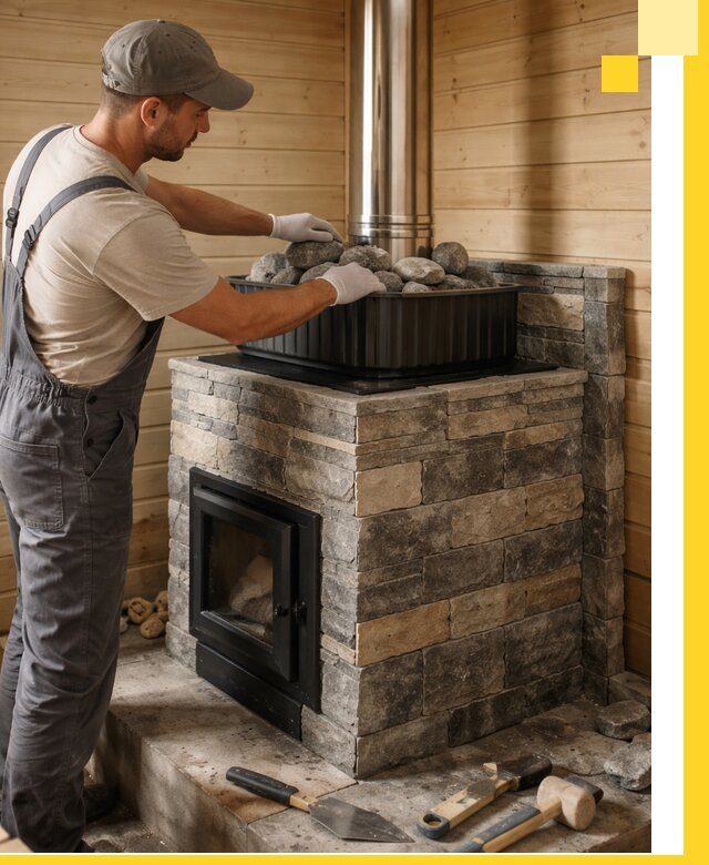 Печи для парной в Тольятти, производство, монтаж и обслуживание