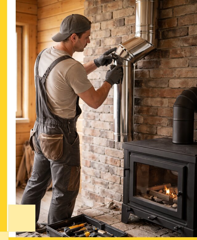 Монтаж дымоходов для печей в Тольятти от 7757 р. | ЭриданТля