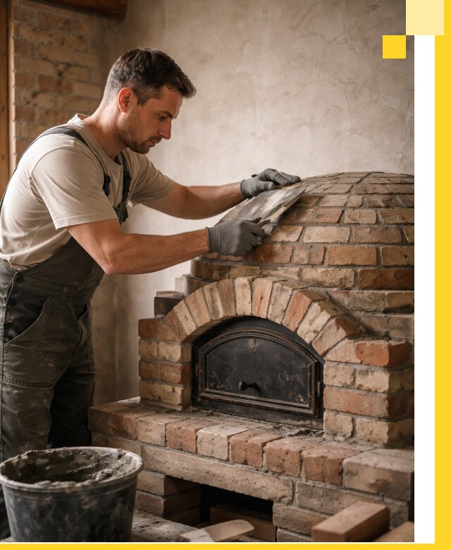 Изготовление и монтаж помпейских печей на заказ в Тольятти