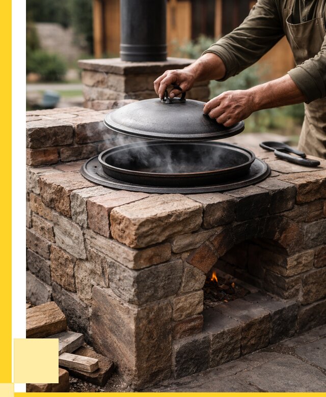 Печи для казана в Тольятти по цене от 18616 р. | ЭриданТля