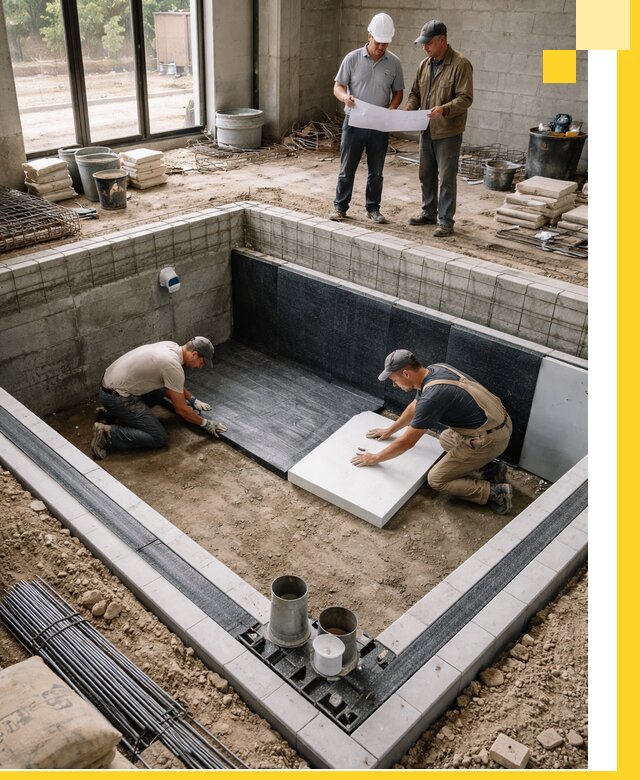 Проекты частных и общественных бассейнов под ключ в Тольятти