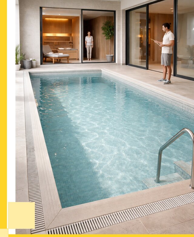 Отделка бассейна пленкой ПВХ в Тольятти от 3620 р. - ЭриданТля