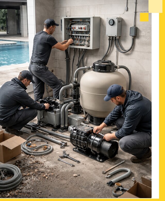 Профессиональный монтаж оборудования для бассейнов в Тольятти