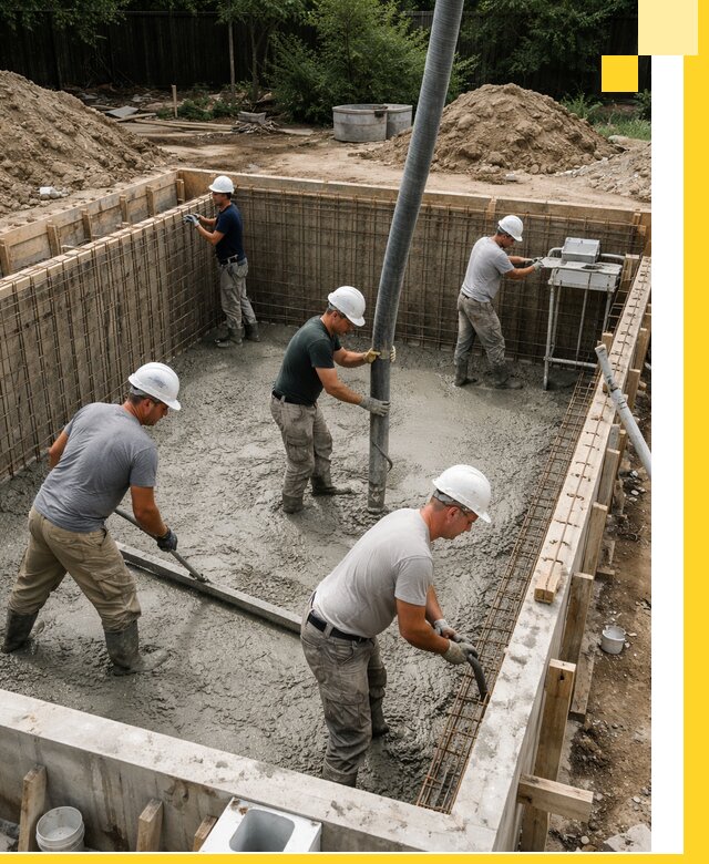 Строительство бетонных бассейнов под ключ в Тольятти