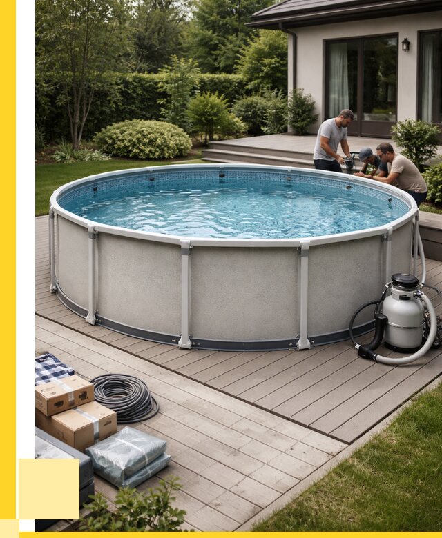 Купить каркасные бассейны в Тольятти от 46539 р. | ЭриданТля