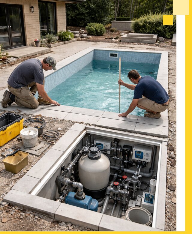 Строительство качественных домашних бассейнов под ключ в Тольятти