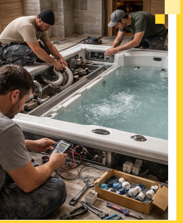 Гидромассажные бассейны под ключ в Тольятти, дизайн и монтаж