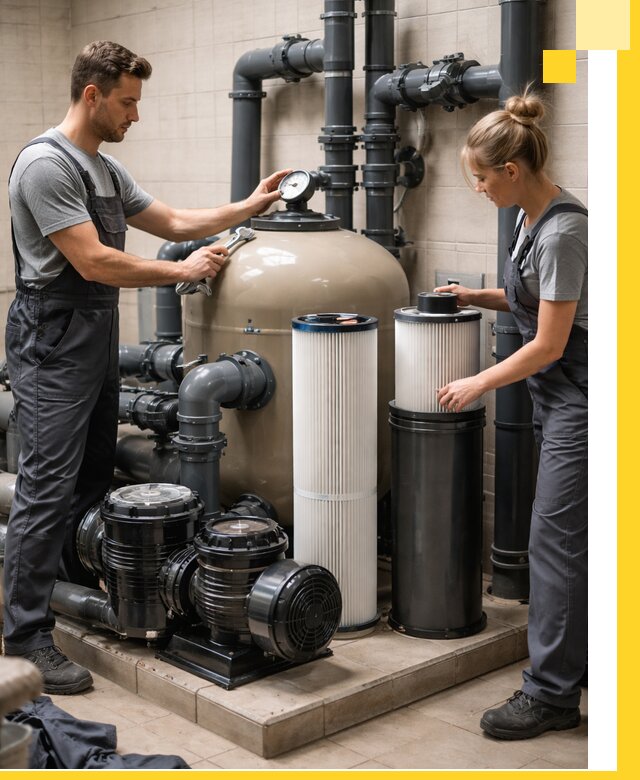 Фильтры и системы фильтрации для бассейнов в Тольятти