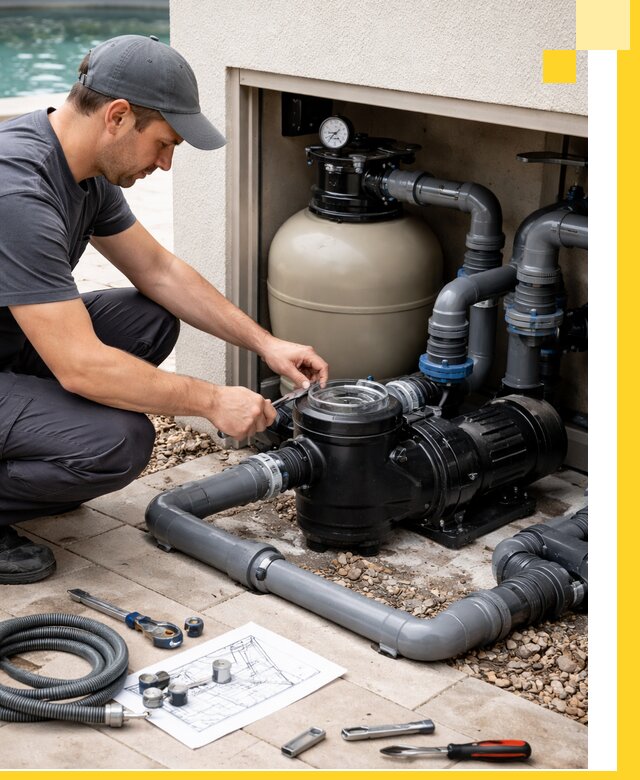 Поставка, монтаж и сервис насосов для бассейнов в Тольятти