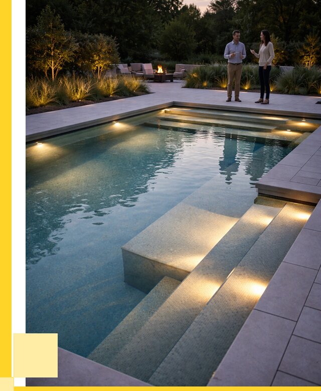 Освещение бассейнов в Тольятти под ключ от 25855 р. | ЭриданТля