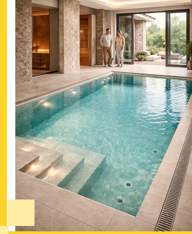 Бассейн во дворе в Тольятти: проект, отделка от 1241040 р. | ЭриданТля