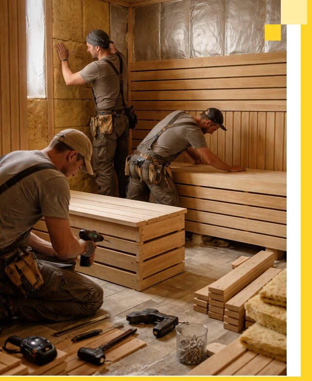 Профессиональное строительство саун под ключ в Тольятти