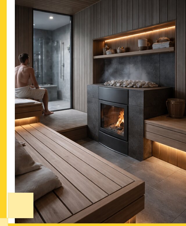 Проект сауны в частном доме в Тольятти от 36197 р. | ЭриданТля