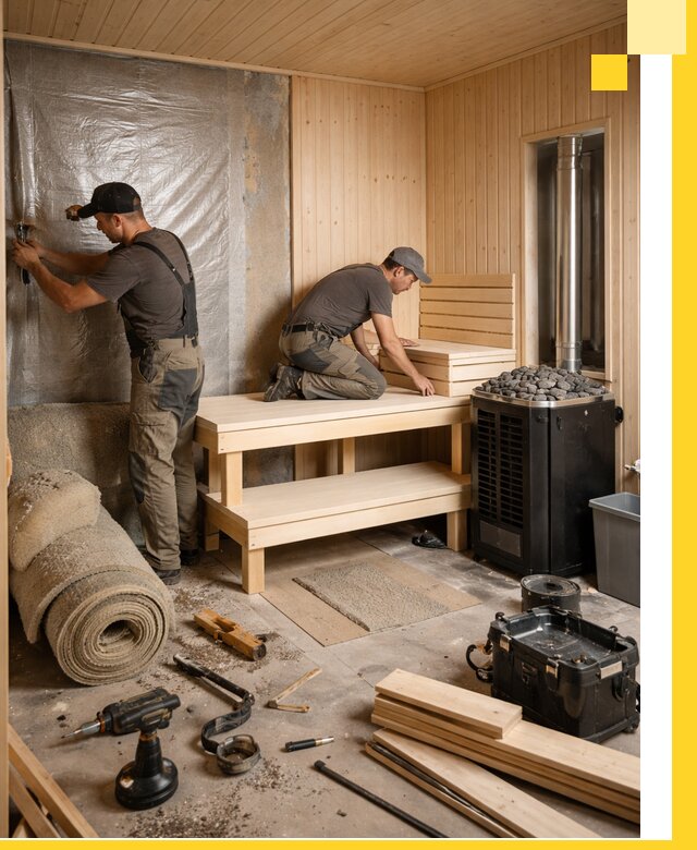 Проекты саун под ключ в Тольятти дизайн и строительство