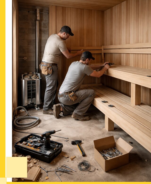 Монтаж саун под ключ в Тольятти от 124104 р. | ЭриданТля