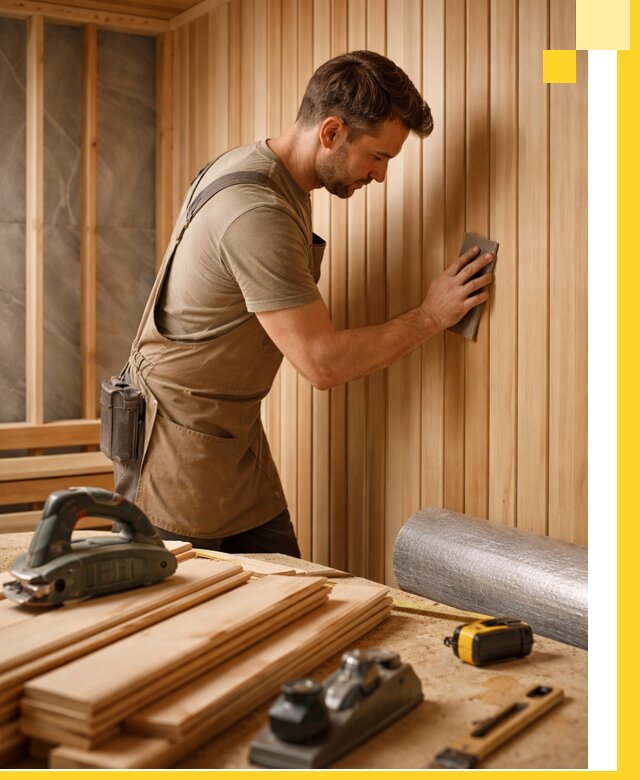 Профессиональная отделка саун и парных под ключ в Тольятти