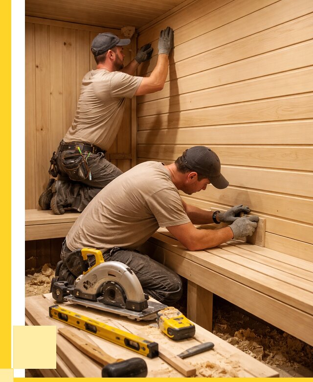 Обшивка саун вагонкой в Тольятти от 2586 р. | ЭриданТля