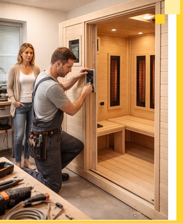 Инфракрасные сауны под ключ в Тольятти продажа и установка