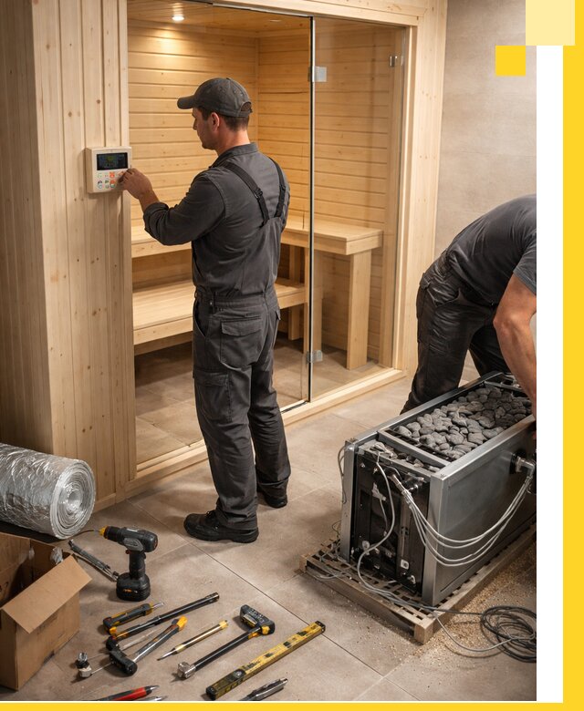 Поставка, установка и монтаж электрических саун в Тольятти