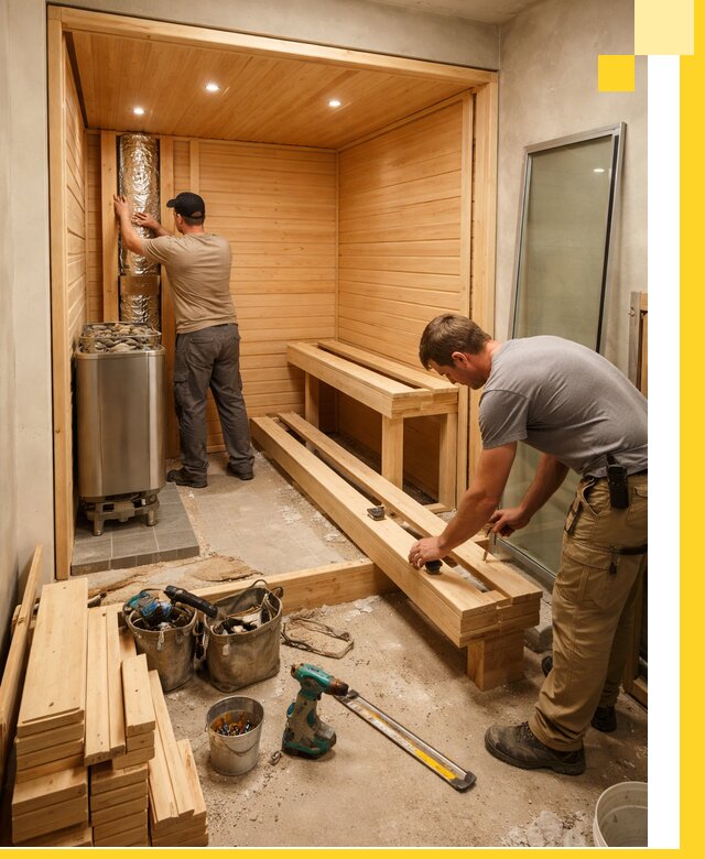 Проектирование и установка домашних саун под ключ в Тольятти