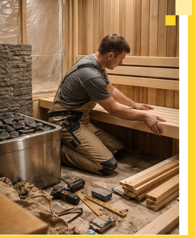 Сауны для дома под ключ с проектированием и монтажом в Тольятти