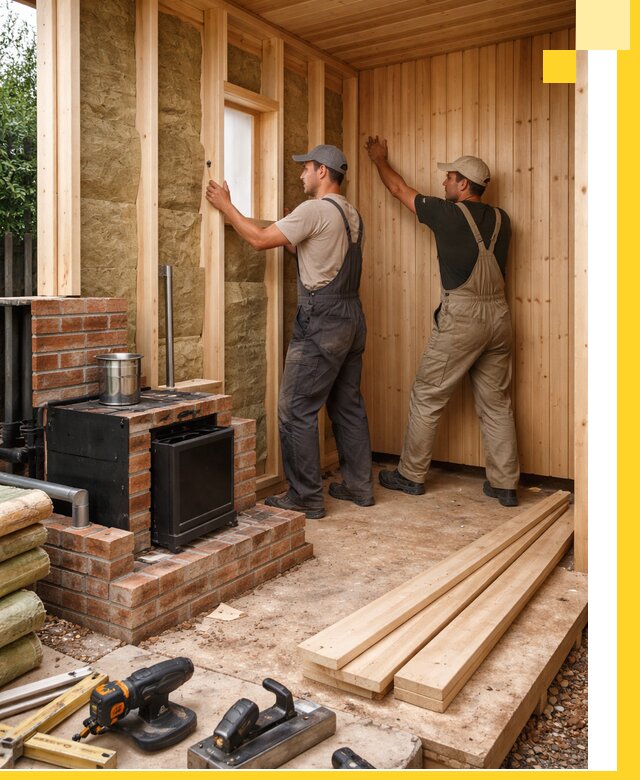 Строительство и установка дачных саун под ключ в Тольятти