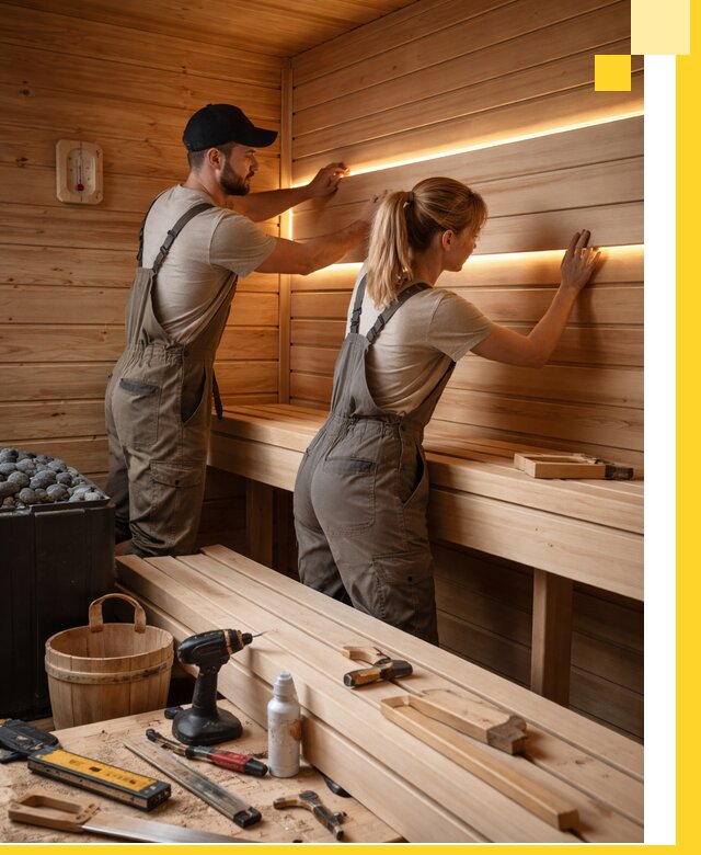 Дизайн саун и бань под ключ с индивидуальным проектом в Тольятти