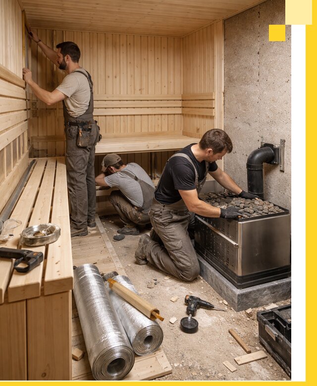 Индивидуальные сауны на заказ в Тольятти под ключ, проект и монтаж