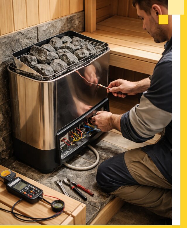 Продажа и установка электрокаменок для саун в Тольятти