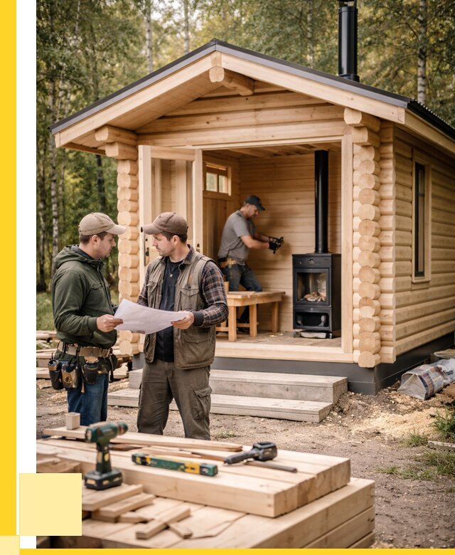 Монтаж бань под ключ в Тольятти — от 206840 р. | ЭриданТля