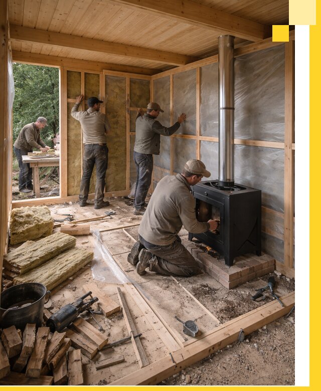 Профессиональный монтаж бань под ключ в Тольятти для дома