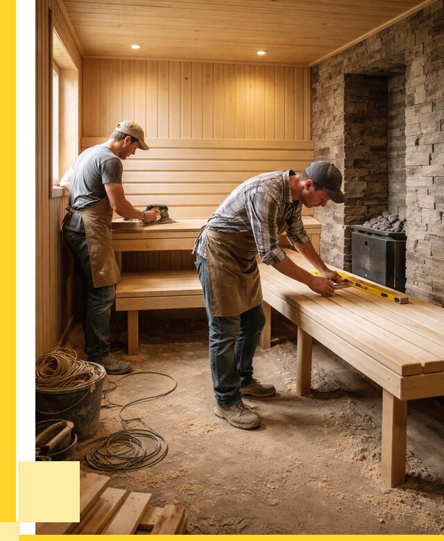 Отделка бани в Тольятти: внутренняя отделка от 3103 р. | ЭриданТля