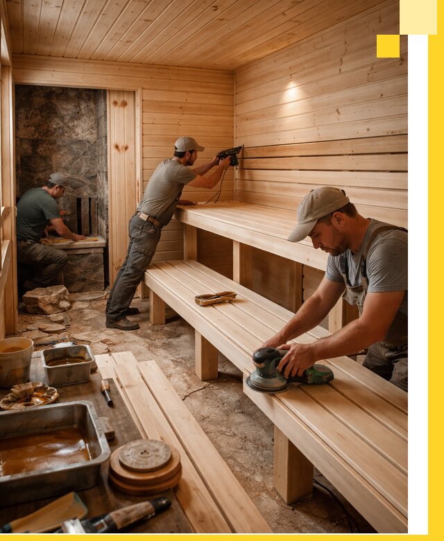 Профессиональная отделка бань в Тольятти под ключ, с гарантией