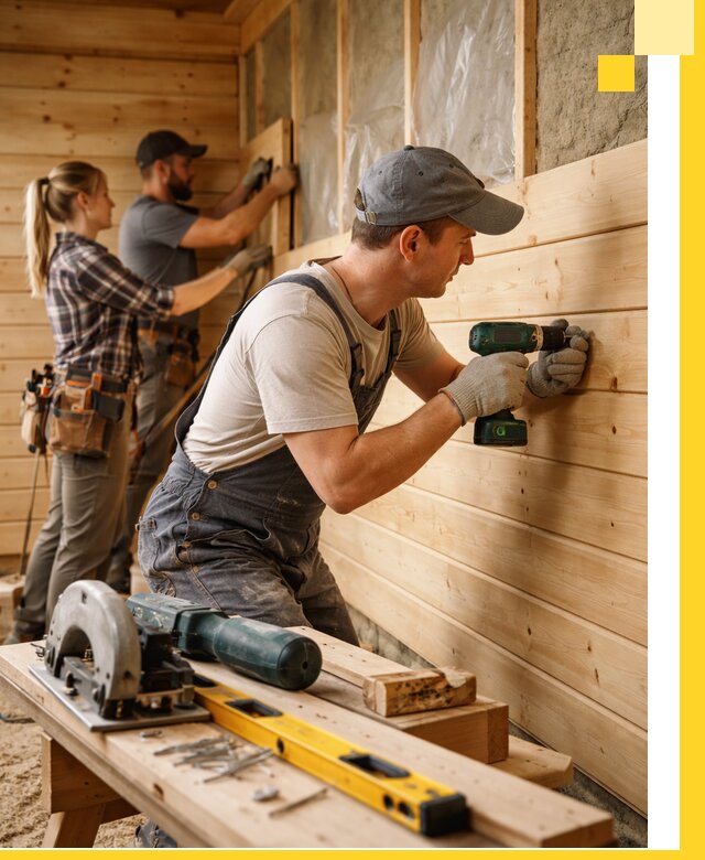 Обшивка бань под ключ в Тольятти: отделка стен и потолков