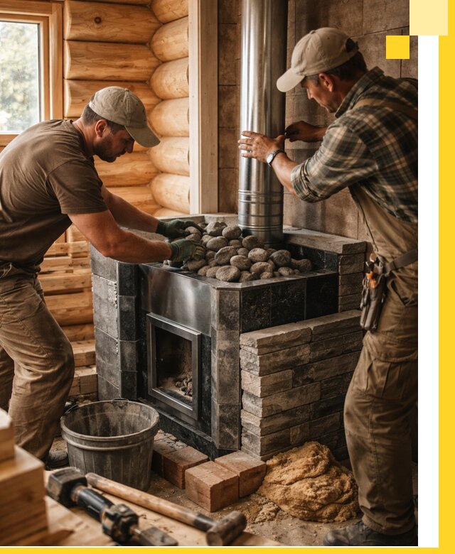 Строительство и отделка русских бань под ключ в Тольятти