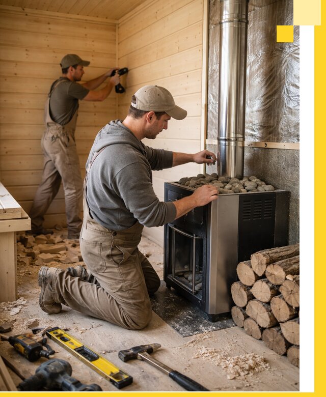 Строительство деревянных бань под ключ в Тольятти проекты и монтаж